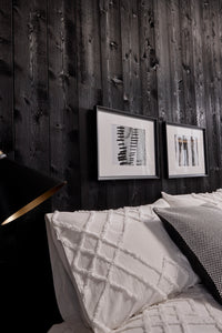 Real wood timber feature walls